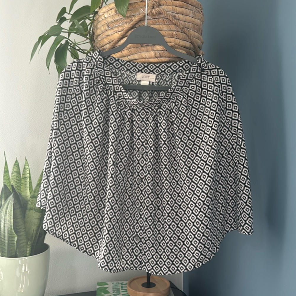 Loft Skirt black and white 0P